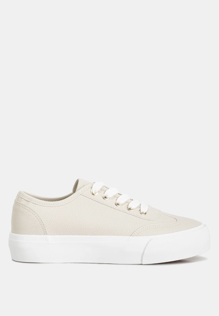zenda chunky flatform sneakers Simple Match