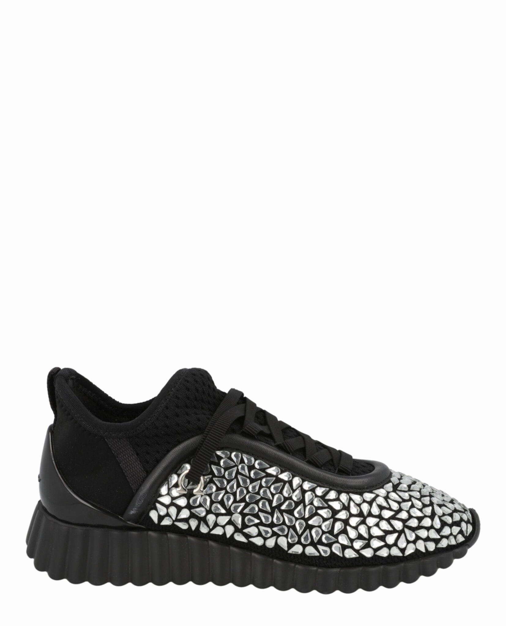 Crystal-Embellished Sneakers Shock Diffusion Midsole
