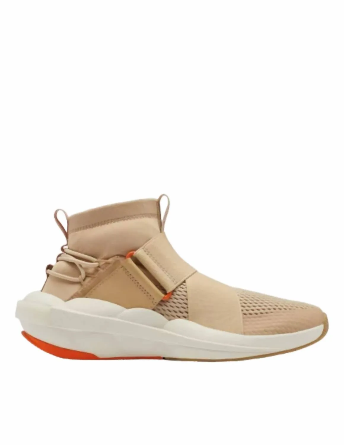 Heel Pad Women's Explorer Defy Mid Sneaker In Ceramic, Chalk