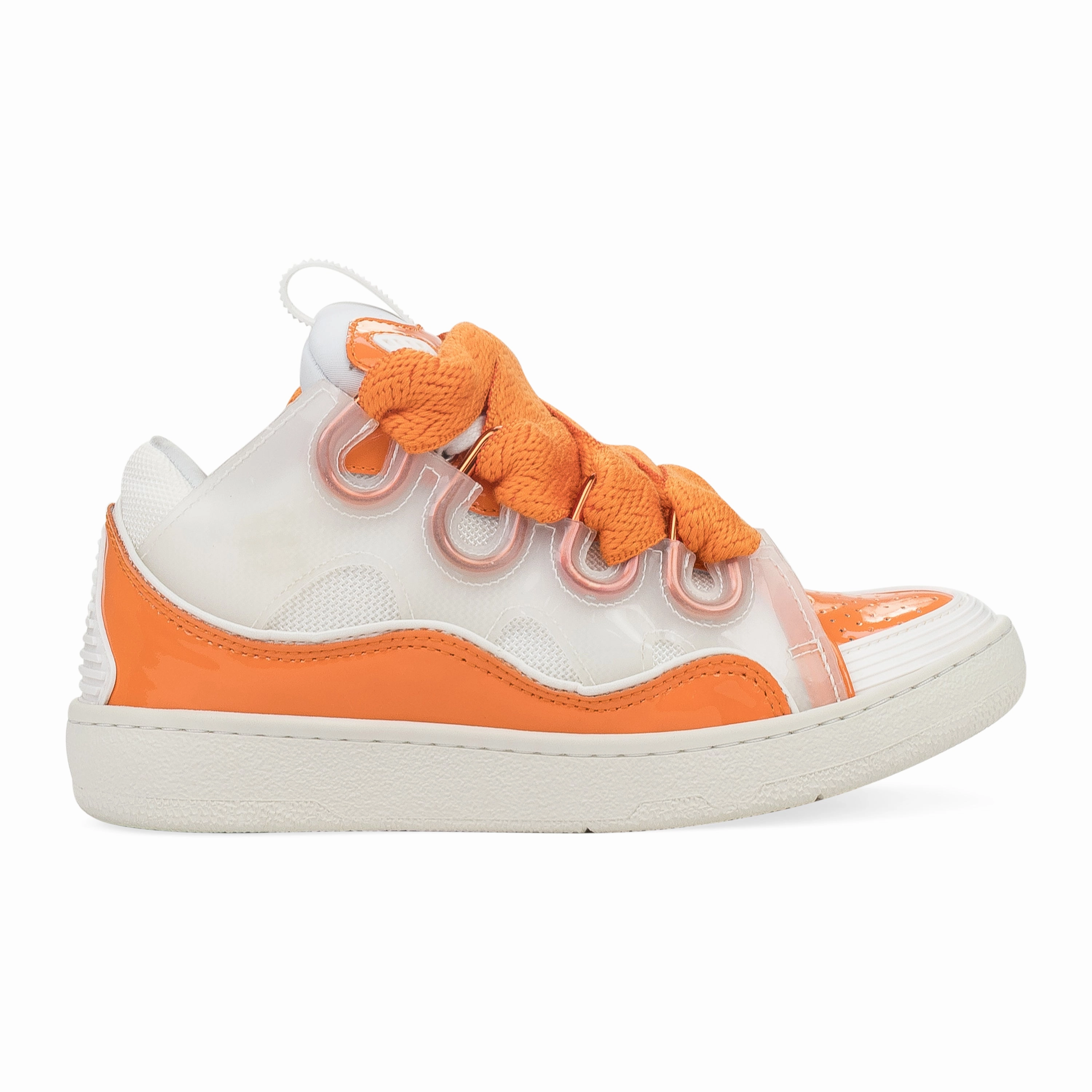 ORANGE CURB SNEAKERS Lightweight Upper
