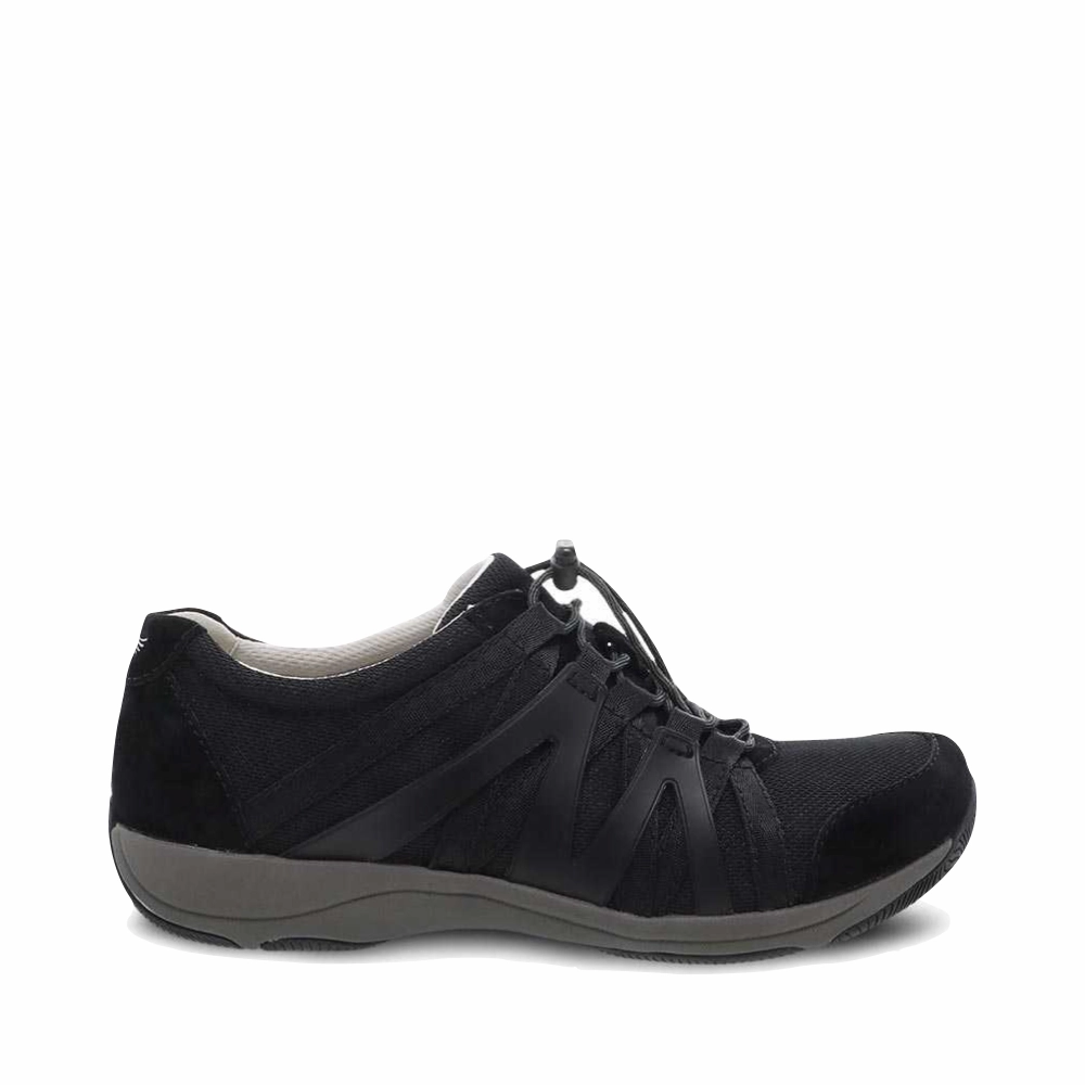 Dansko Women's Henriette Sneaker in Black Bounce Back Foam