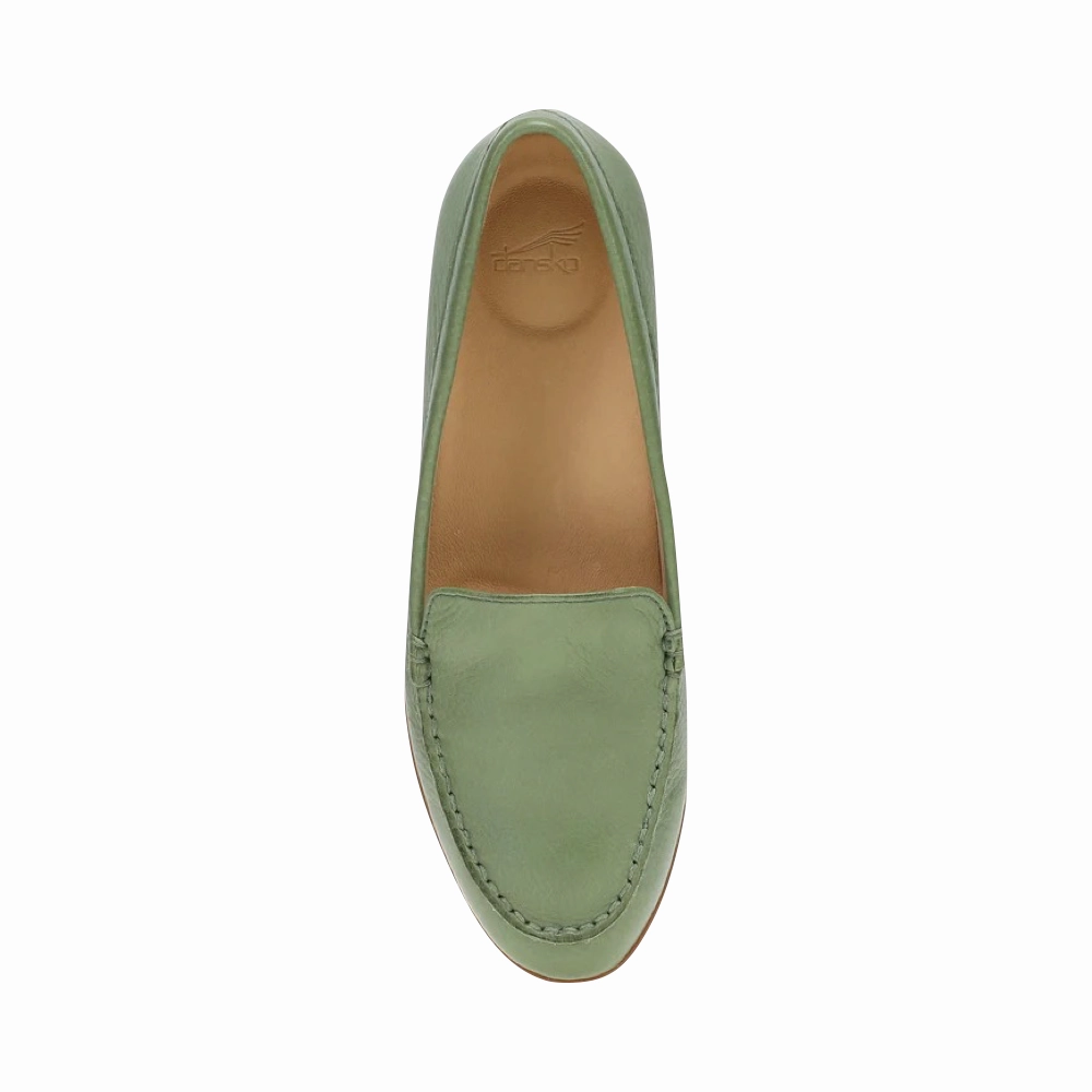 Airport Style Dansko Women's Lorri Flat in Jade