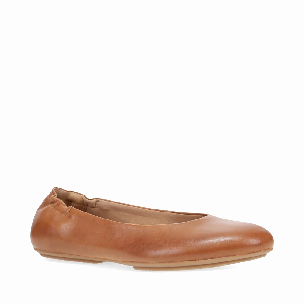 Mobility Ease Dansko Women's Mollie Slip On Flat in Luggage Tan