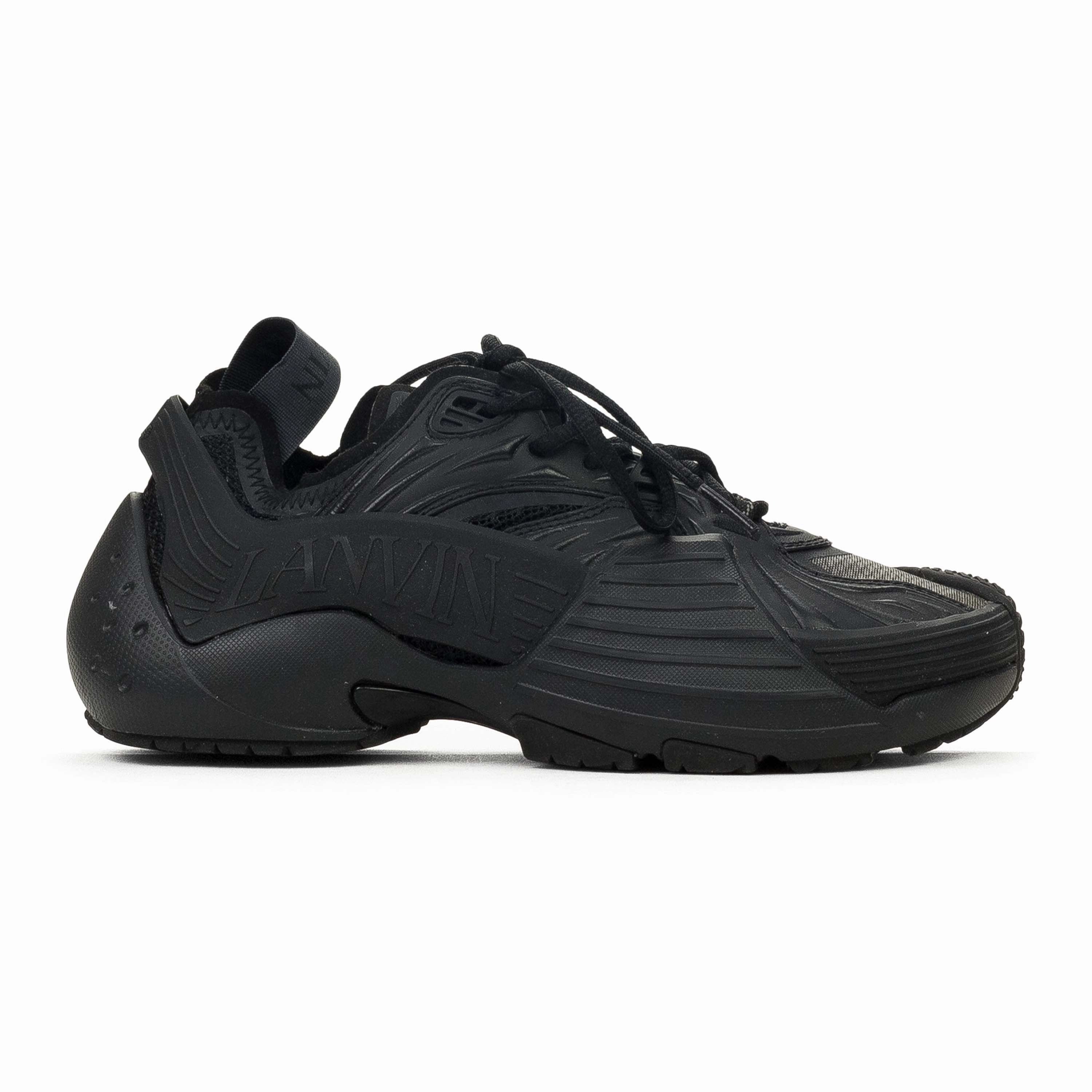 BLACK FLASH-X SNEAKERS Microfiber Heel Counter
