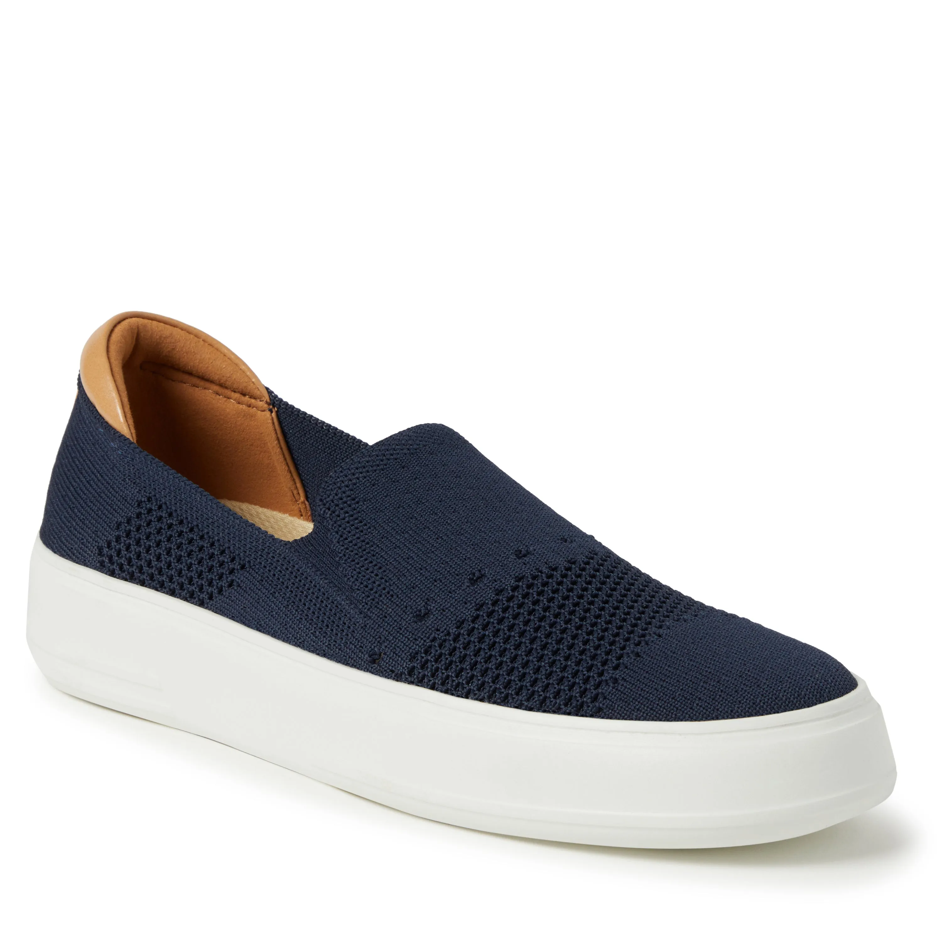 Dearfoams Womens Sophie Slip-On Sneaker Reinforced Arch Bridge