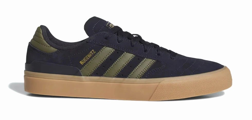 Adidas - Busenitz Vulc II (Legend Ink/Olive Strata/Gold Metallic) Traction Design