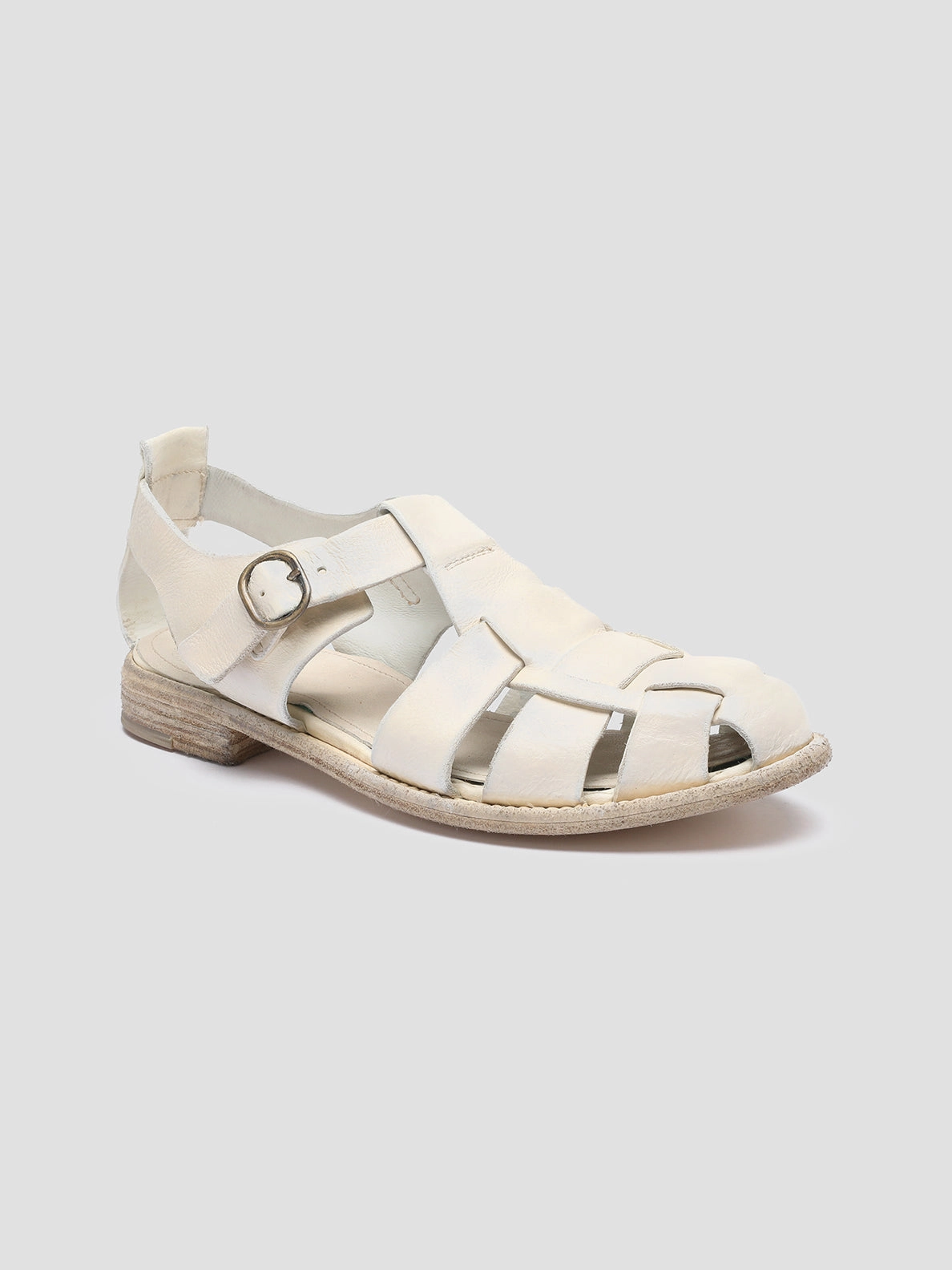 Heel Cup Stabilization LEXIKON 536 - White Leather Sandals