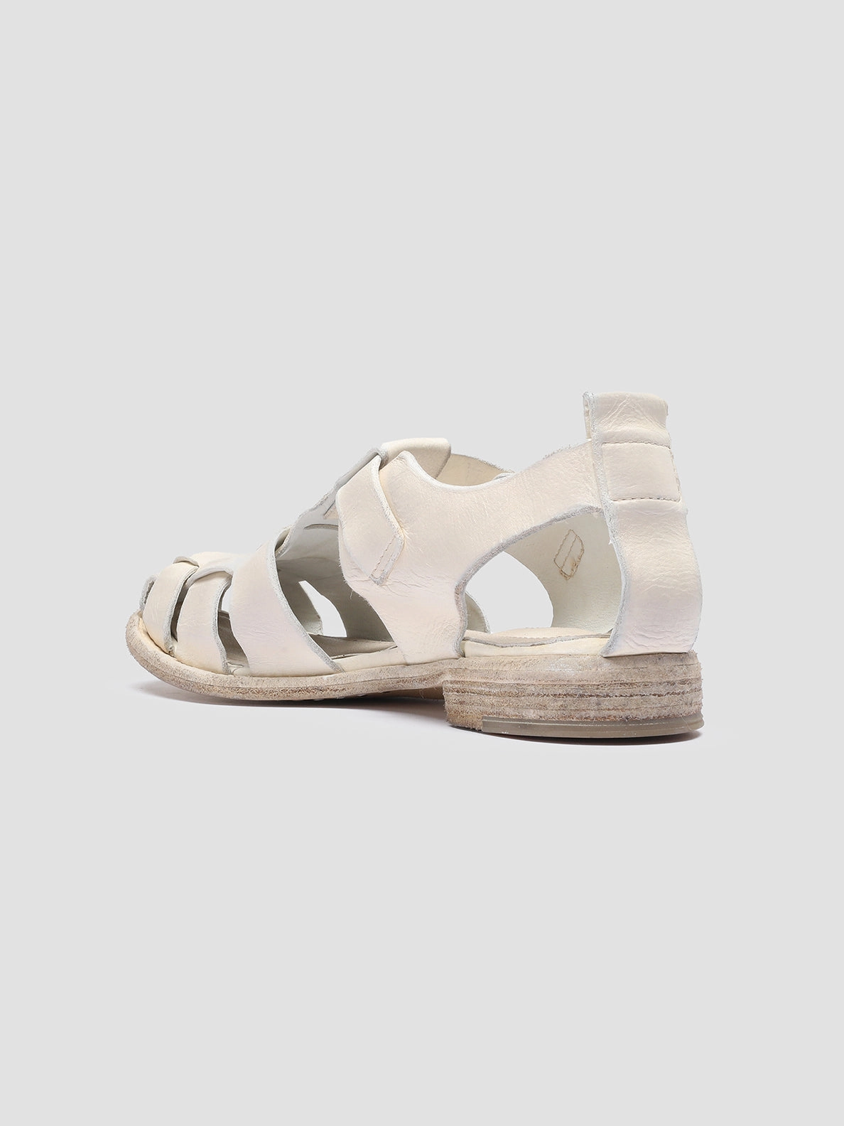 Lightweight Flats LEXIKON 536 - White Leather Sandals