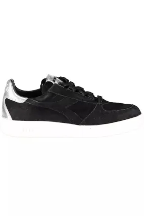 Diadora Elegant  Leather Sneakers with Lace Women's Details Energy Transfer Step Relief