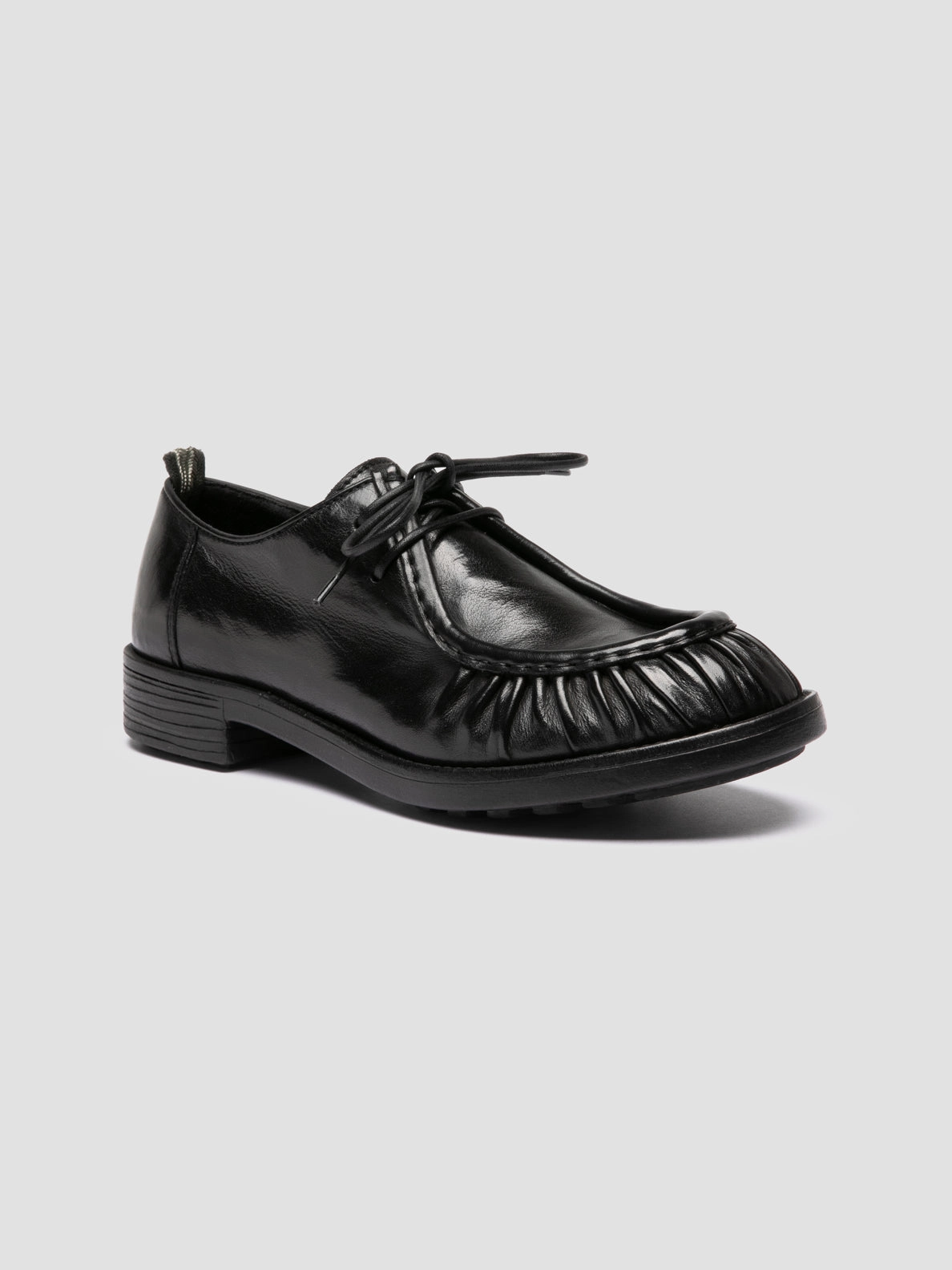 Mark Style DIARY 102 - Black Leather Derby Shoes