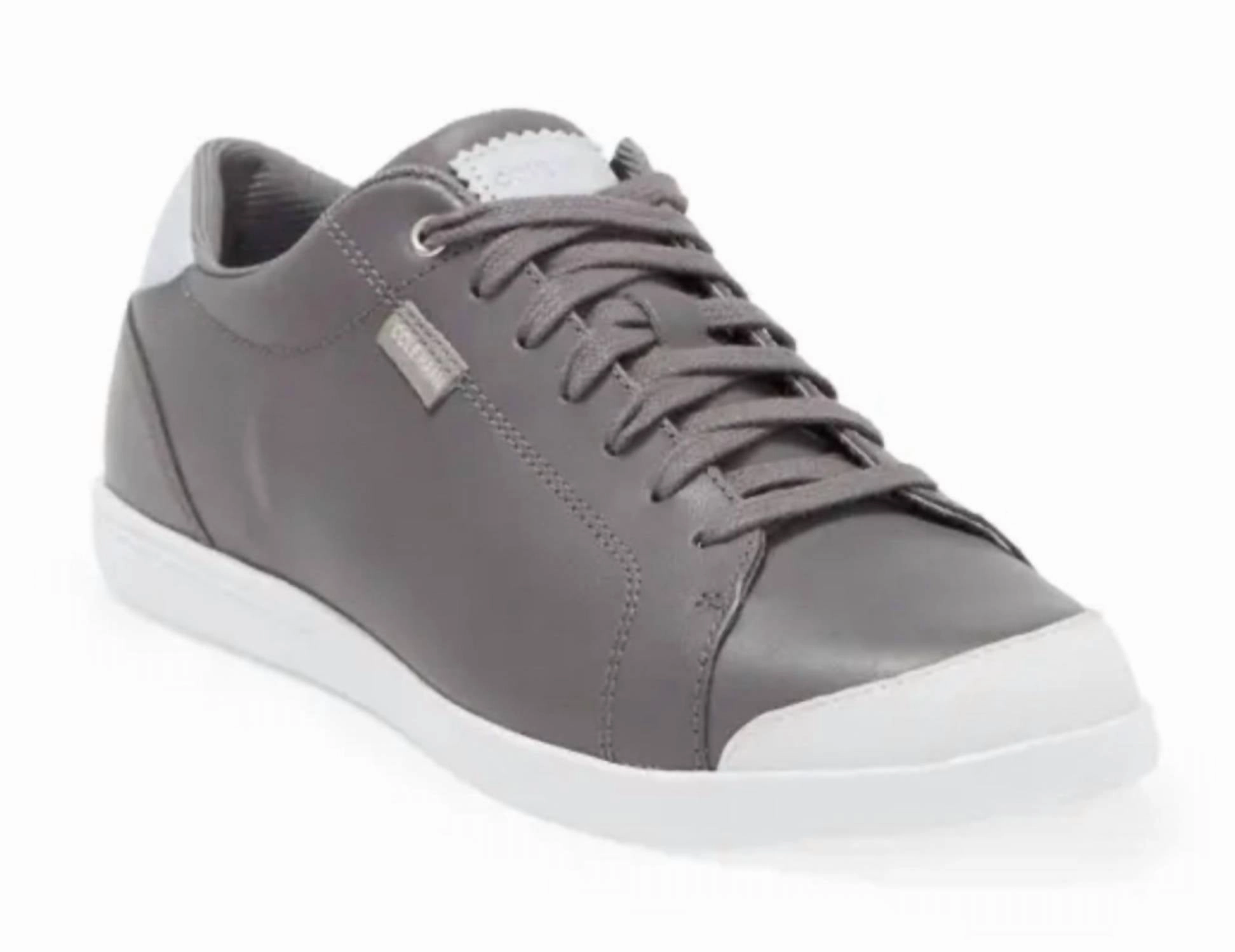 Women??S Molly Leather Sneaker In Quiet Shade PaddedCollar City Hustle