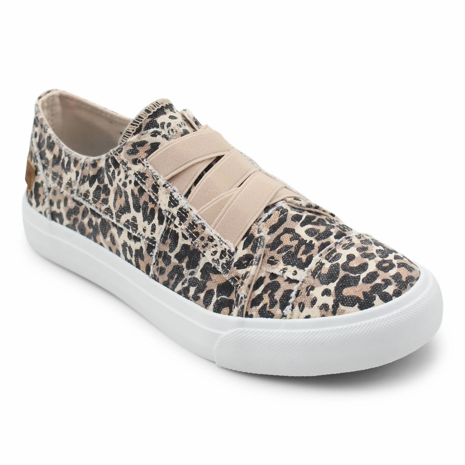 Noise Reducing Sole Women's Marley Sneaker In Natural Pongo Cat Canvas