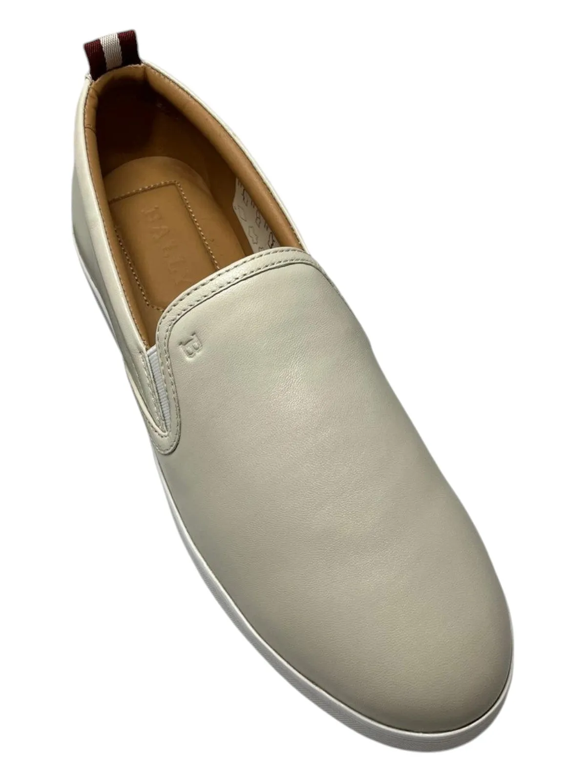 Light Framework Multi   Purpose Use Bally Hinka 6211667 Ladies Bone Lamb Leather Sneakers