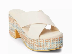 All-weather sole Women's Nellie Platforms In Ivory