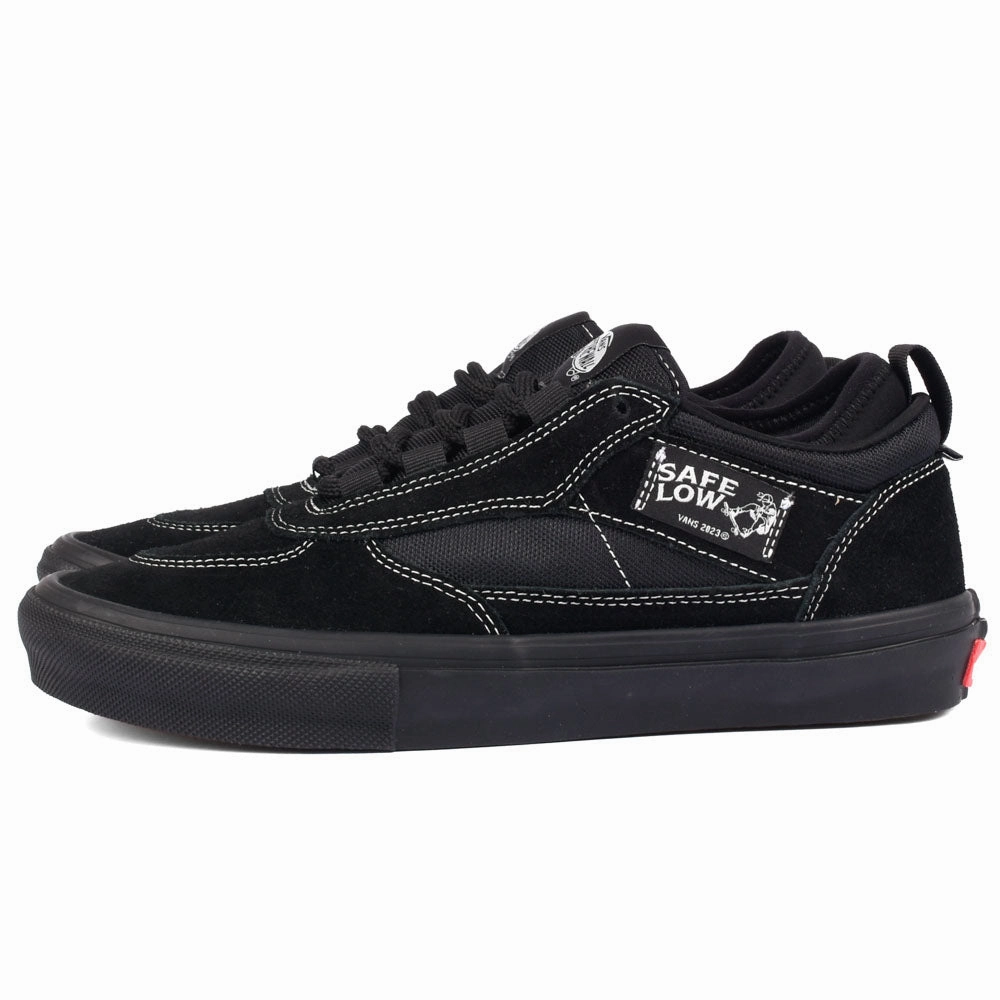 running with headphones EVA - midsole Vans - Skate Safe Low (Black/Black)