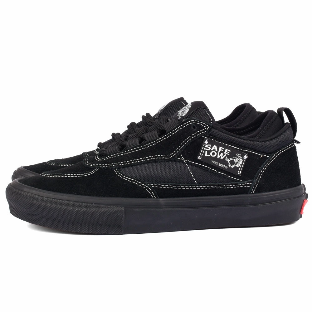 movie - themed running wear reliability - brand shoes Vans - Skate Safe Low (Black/Black)