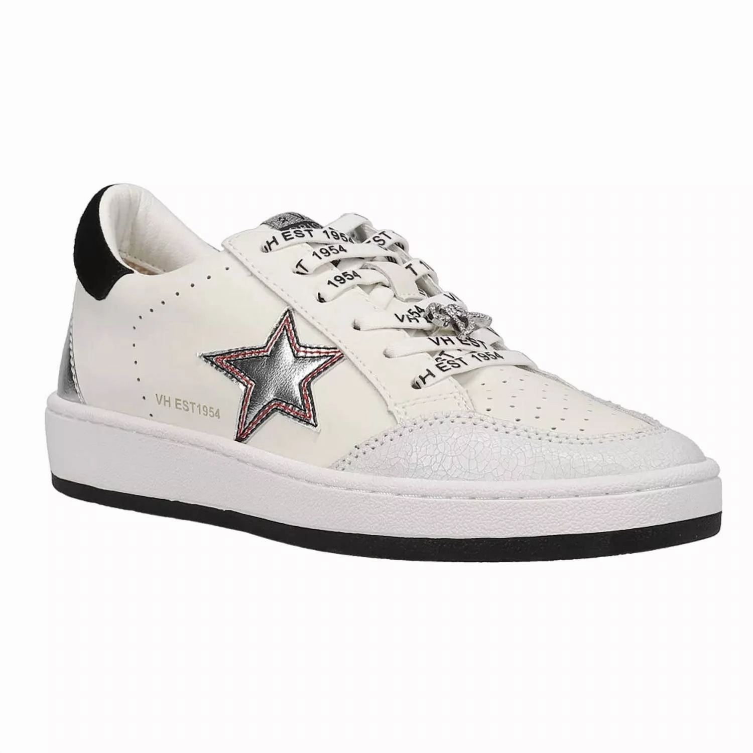 Women's Denisse 12 Sneaker In Black/silver Multi hypoallergenic Orthotic Friendly Fit