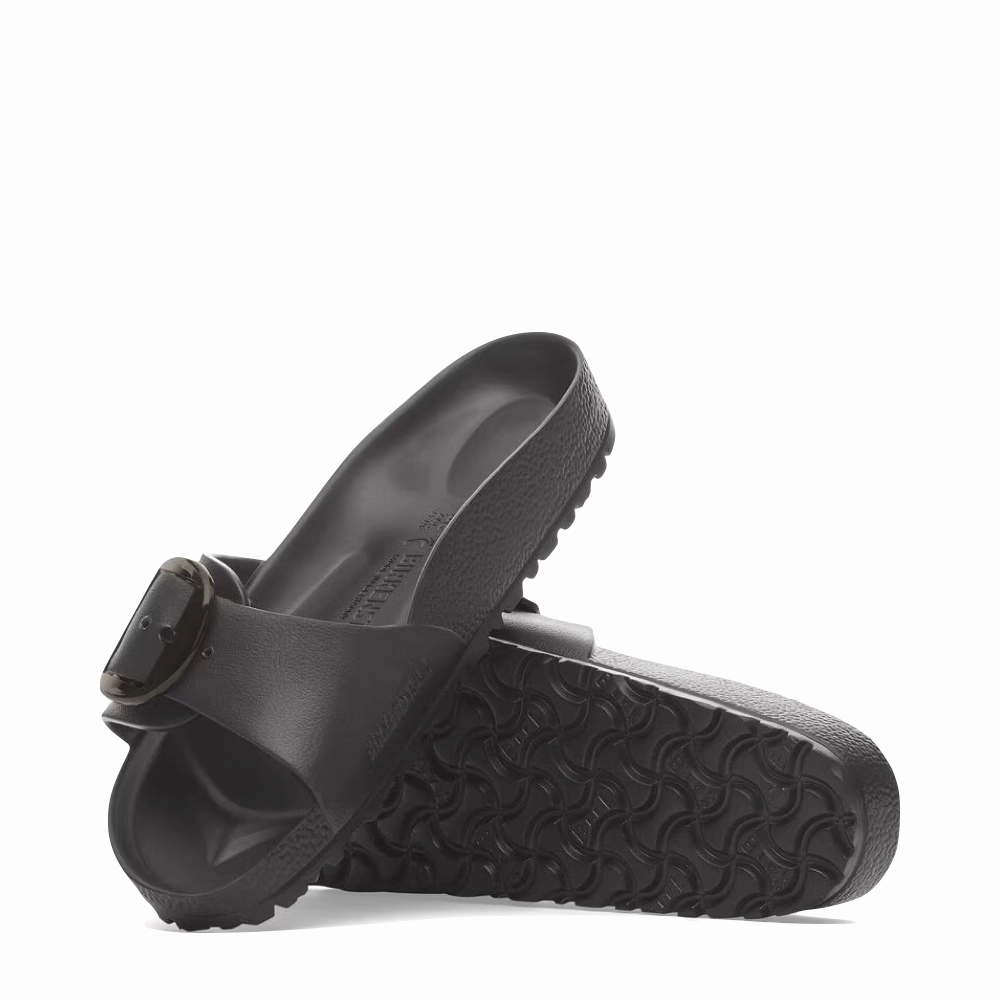 Birkenstock Women's Madrid Big Buckle EVA Sandal in Black Classic Silhouette