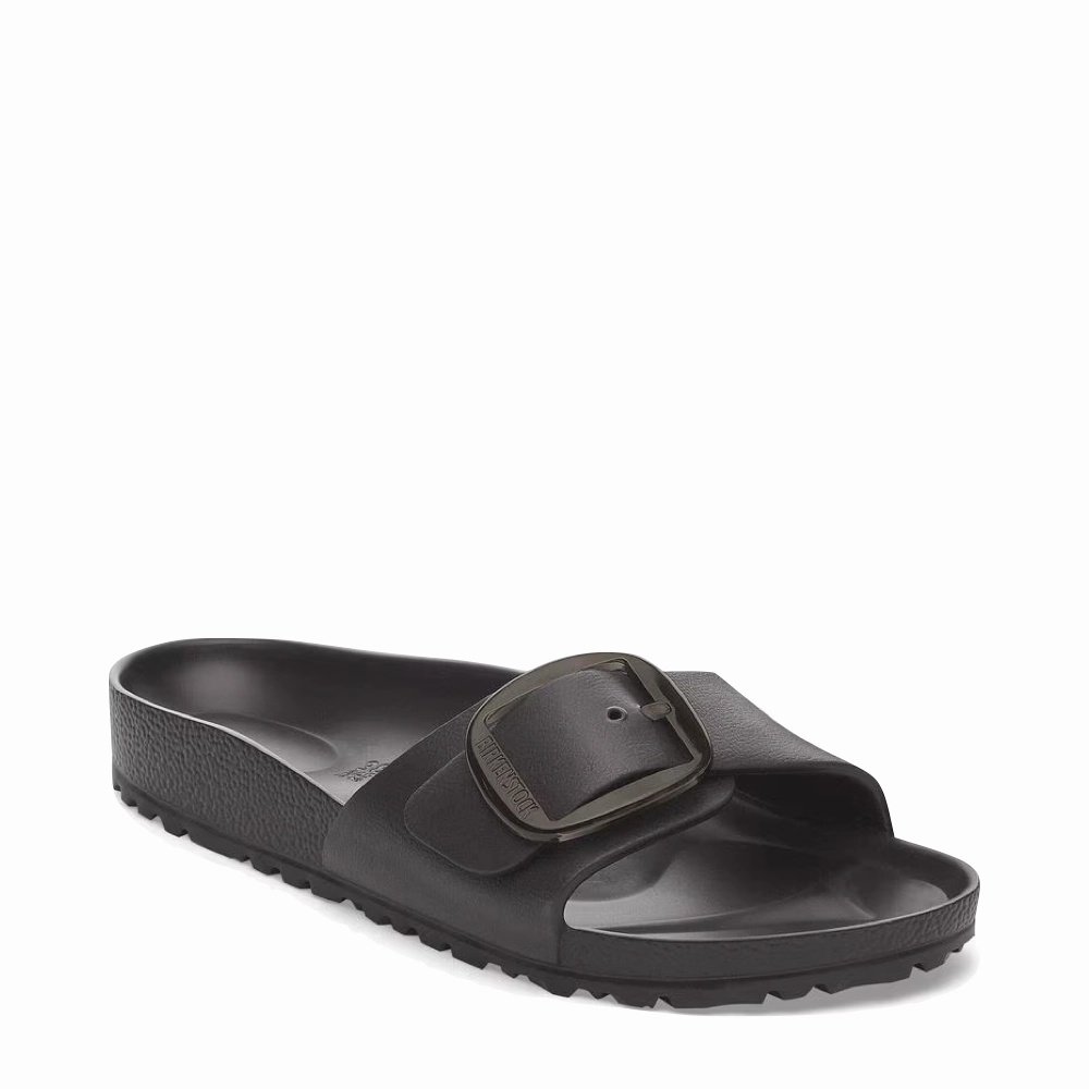 Effortless Fit Birkenstock Women's Madrid Big Buckle EVA Sandal in Black