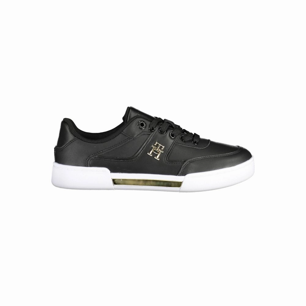 Shine Finish Tommy Hilfiger Leather Women Women's Sneaker