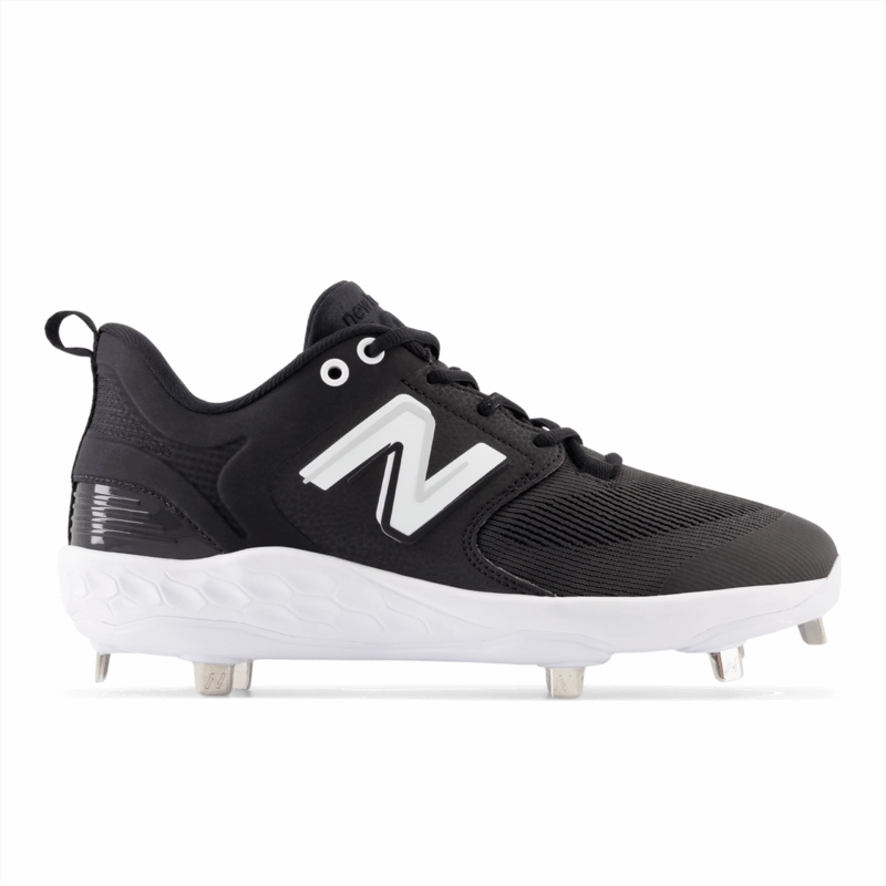 salsa - dance - club shoes Sturdy Construction New Balance Men's Fresh Foam X 3000 V6 Metal Baseball Cleat - L3000BK6
