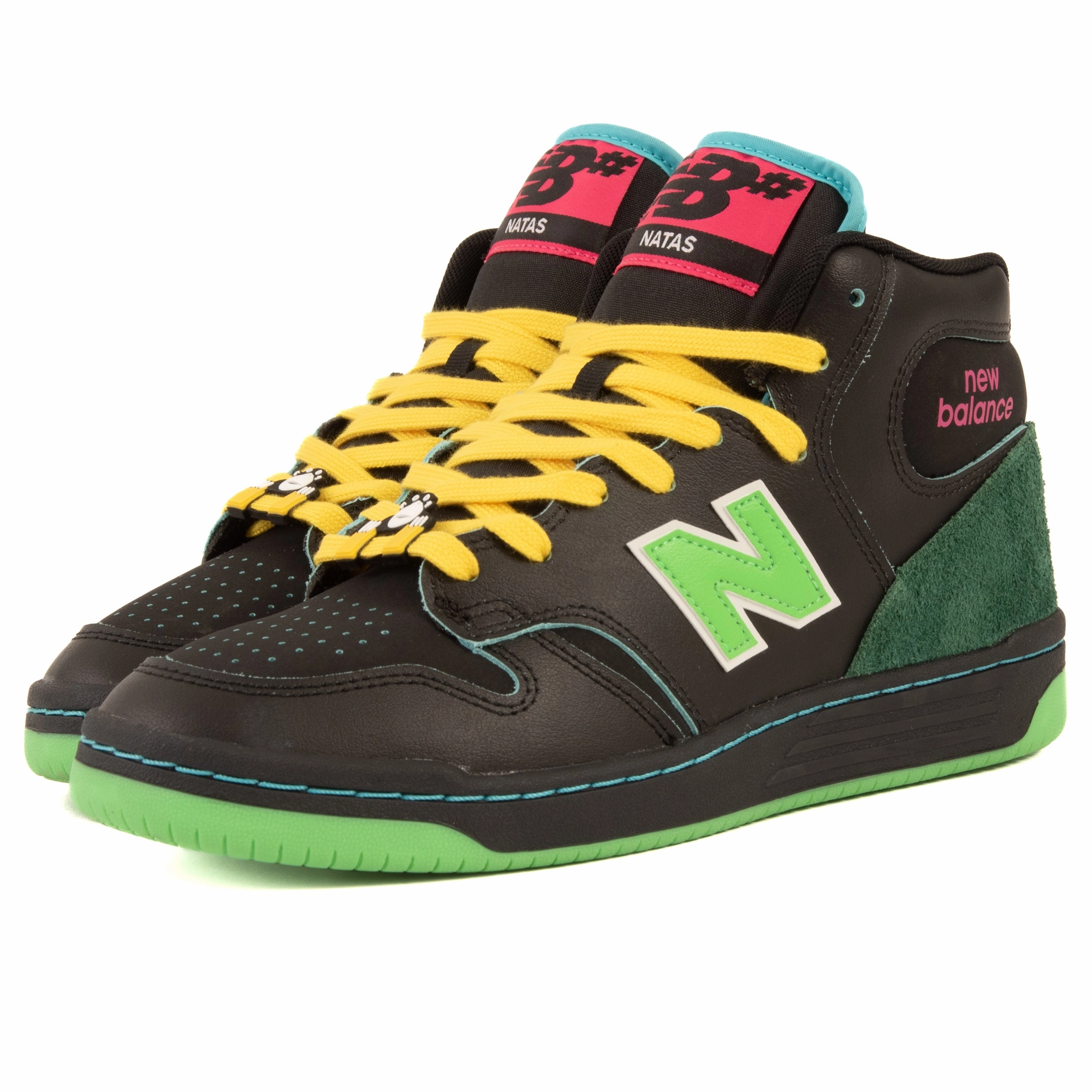 Speed Walk made - to - order running shoes New Balance - 480 HSN (Black/Green)