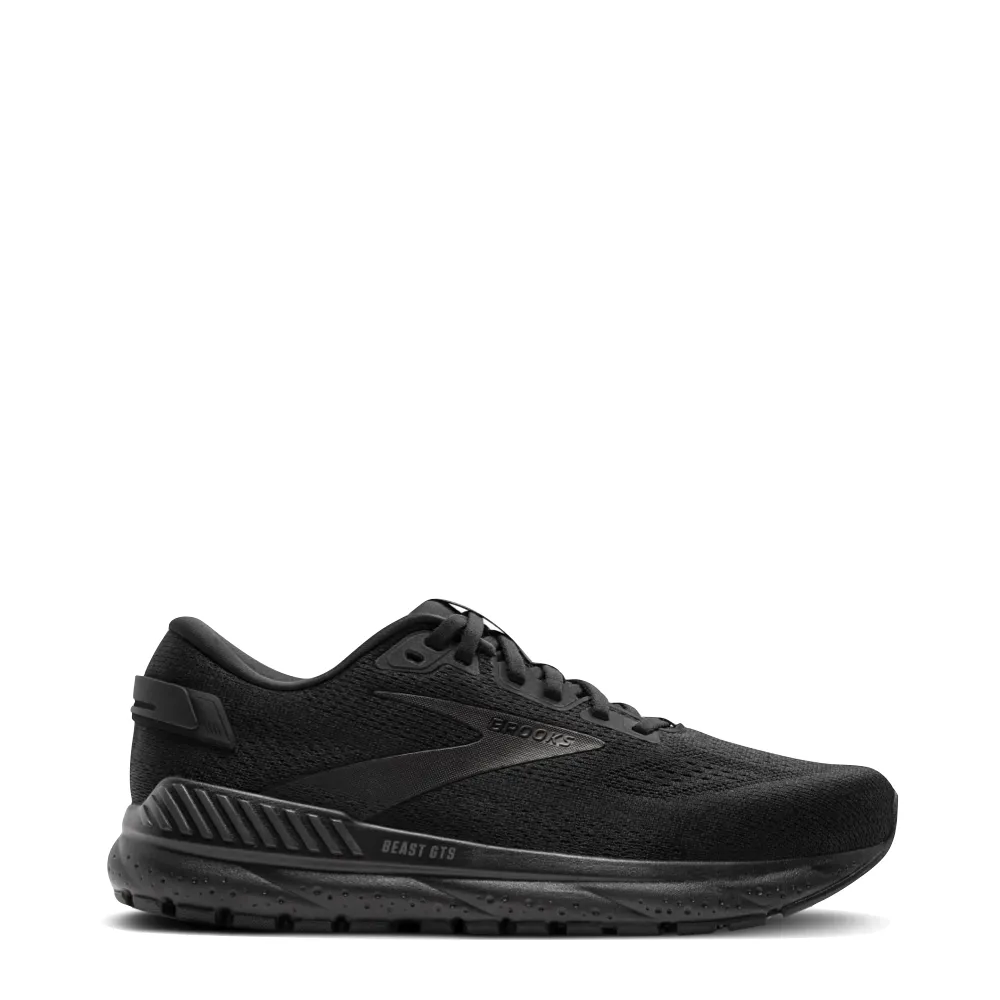 Brooks Men's Beast GTS 24 Sneaker in Black/Black/Ebony Air Circulation Fresh Style