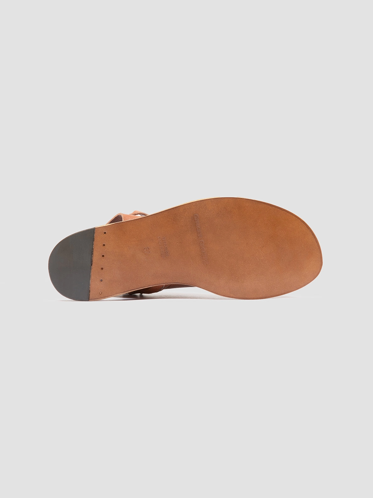 Secure Closure ITACA 033 - Brown Leather Sandals
