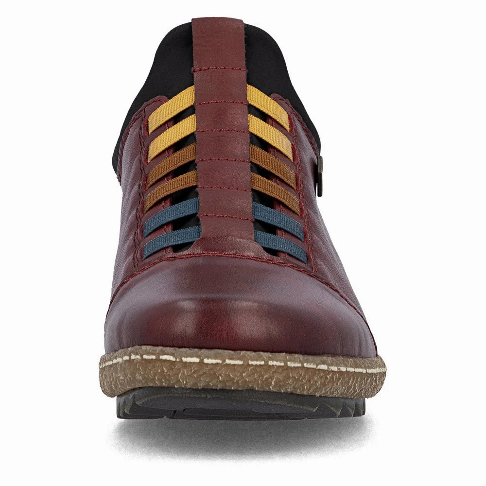 City Active Rieker Women's Liv 62 Waterproof Boot in Vino