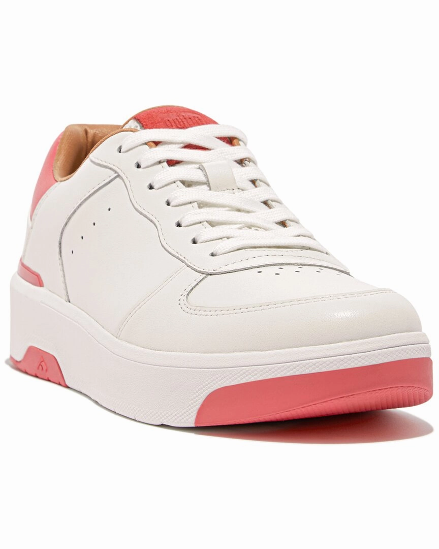 FitFlop Rally Leather Sneaker Flexible Outsole Design Soft Material