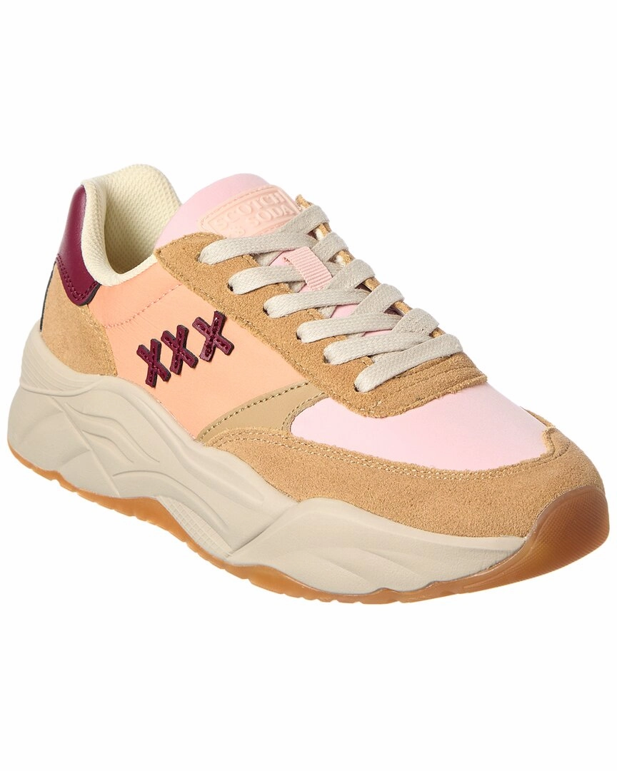 Simple Edge Scotch & Soda Celest Leather Sneaker