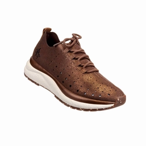 Classy Touch Women's Alstead Sneaker In Dark Bronze