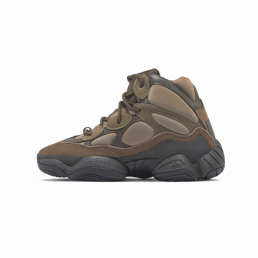 adidas - Unisex Yeezy 500 High Top Shoes (GX4553) Minimalist Footbed Design