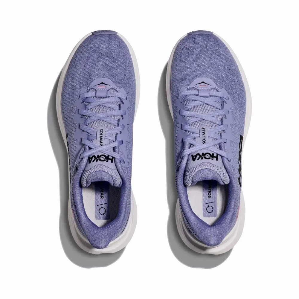 Hoka Women's Solimar Training Sneaker in Wild Indigo/White Countryside Walk