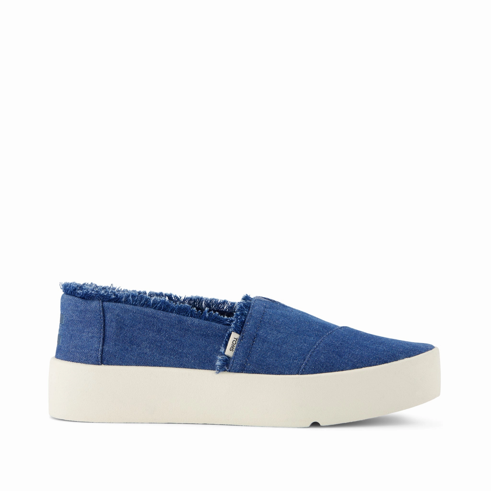 Verona Slate Blue Denim Slip On Sneaker Tailored arch
