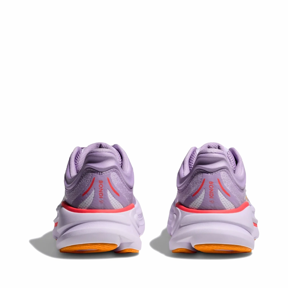 Flex Motion Shore Jog Hoka Women's Bondi 9 Sneaker in Aster Flower/Starlight Glow