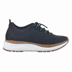 Non Slip Outsole Patterns Women's Courier Sneaker In Charcoal