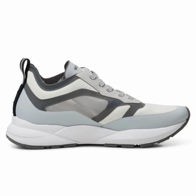 Stelle Transparent Sneaker In Sea Fog Grey Resilient Outsole
