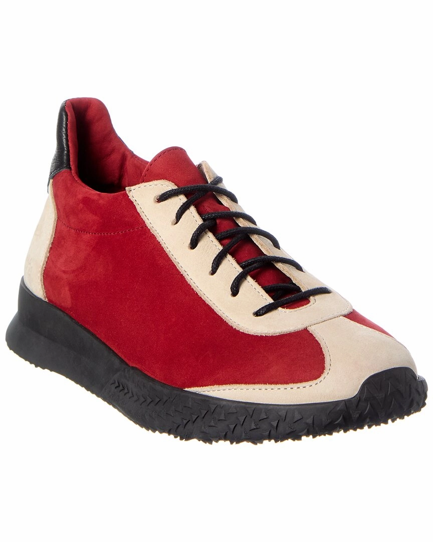 Arche Andala Suede Sneaker Knit Weave Texture