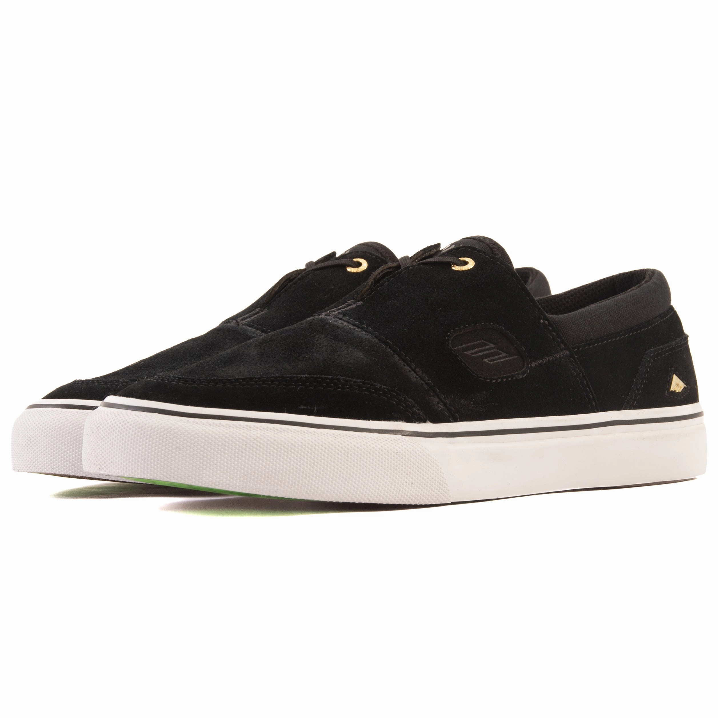 Emerica - Servold (Black/White/Gold) marathon - specific shoes
