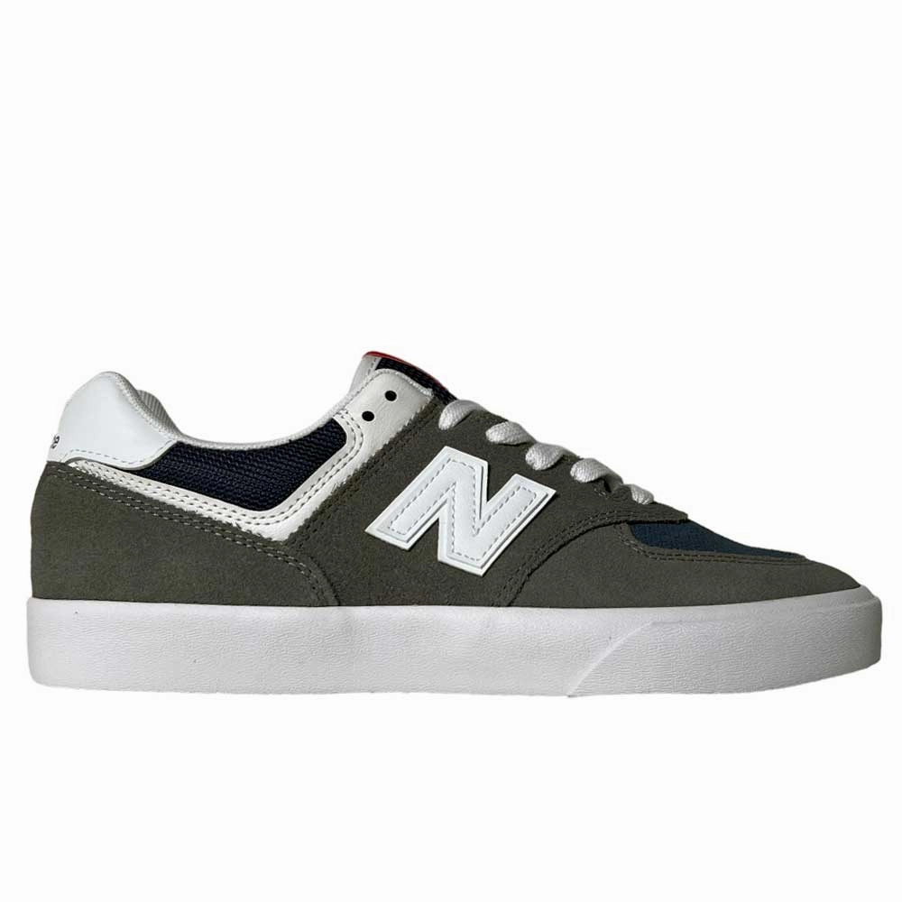 New Balance - 574 VGW (Grey/White) Stretch Gusseted Tongue agility running shoe enhancement