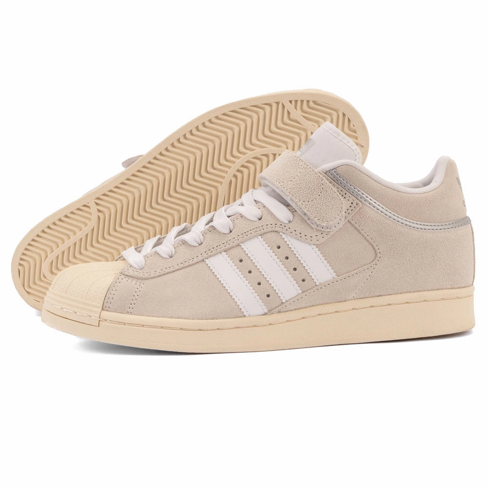 Non Slip Grip Pattern Sperry Top-Sider Adidas - Pro Shell ADV (White/Silver)