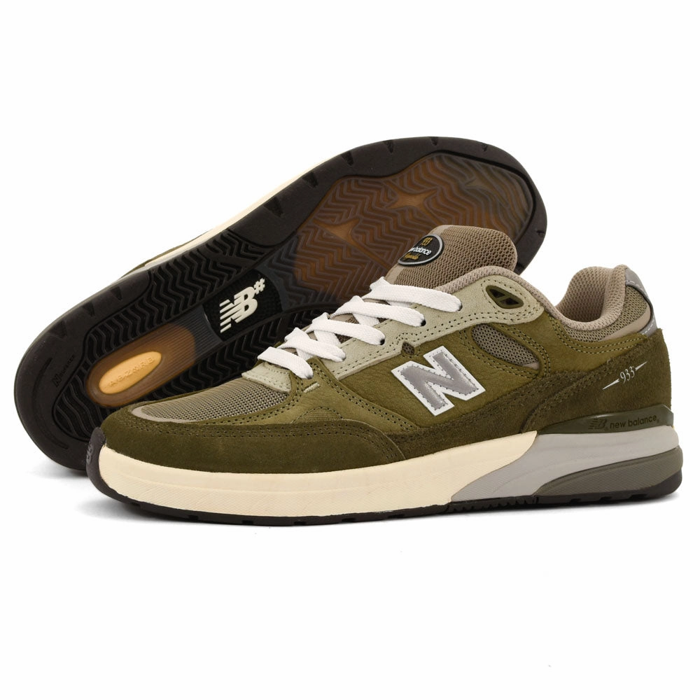 New Balance - Reynolds 933 JKL (Green/Green) running - efficiency Heel Counter Stabilization