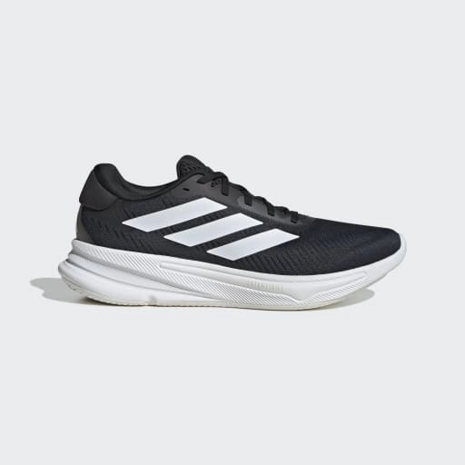 adidas Men's Supernova Ease Running Shoes running on an outdoor track shoes running with a mid - top design