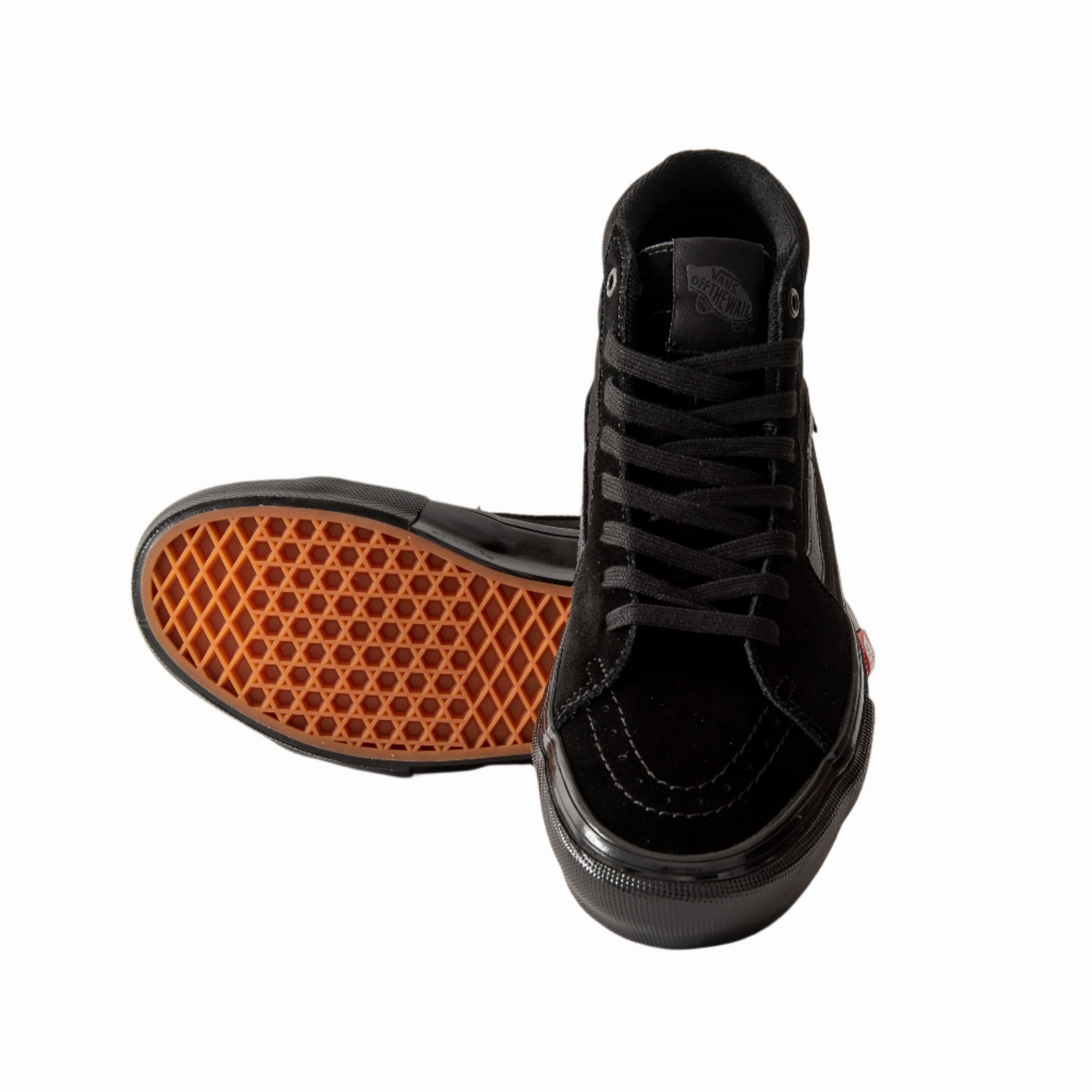 Vans - Skate Sk8-Hi (Black/Black) injury support