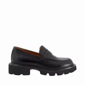 Day Comfort EOS Footwear Women's Ade Penny Leather Loafer in Black