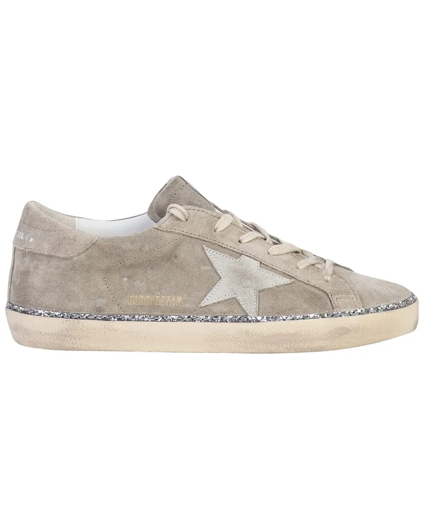 Effortless Silhouette Ankle Support Structure Golden Goose Pure Star Suede Sneaker