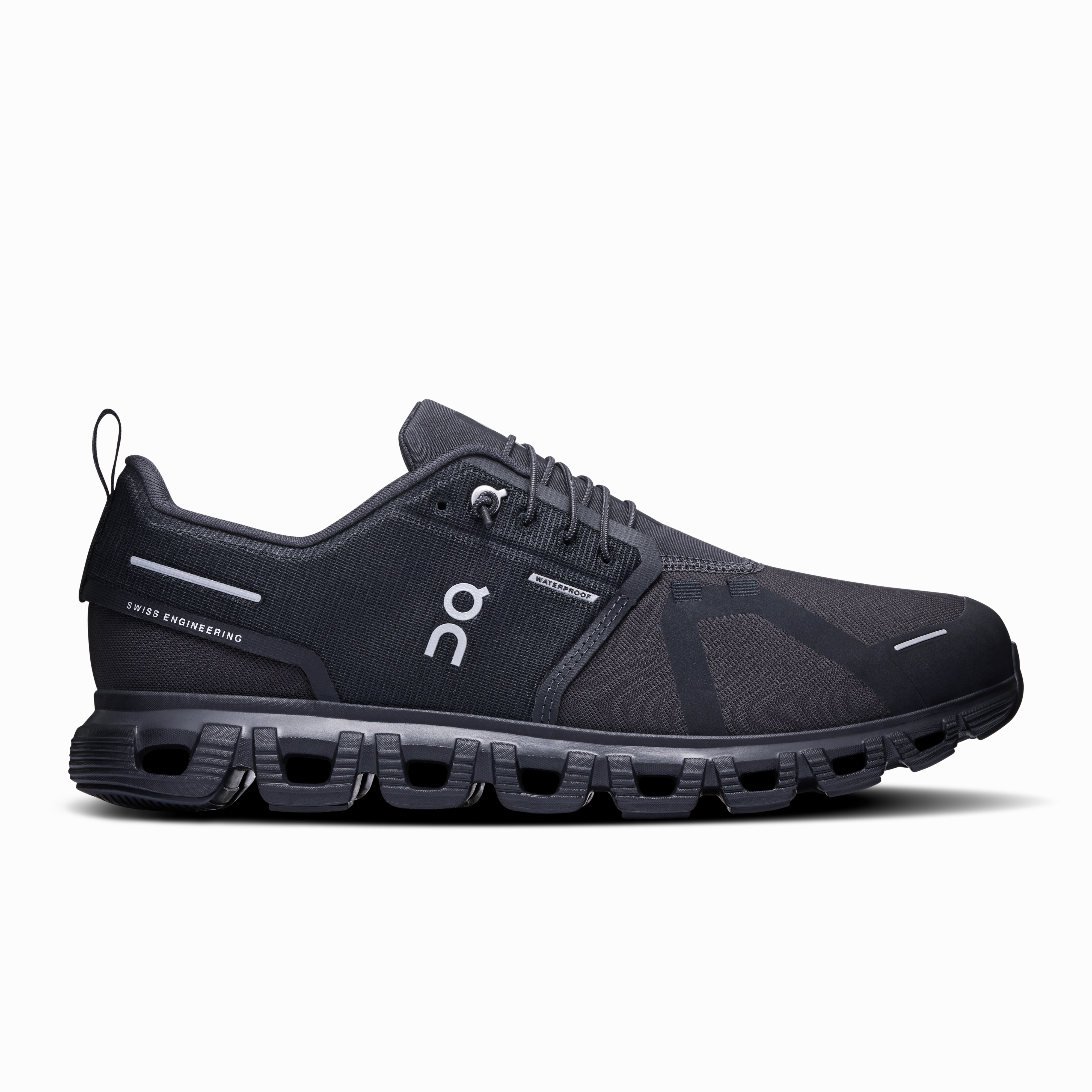 On Running Men's Cloud 6 Wp Shoes - Black / Black team shoes