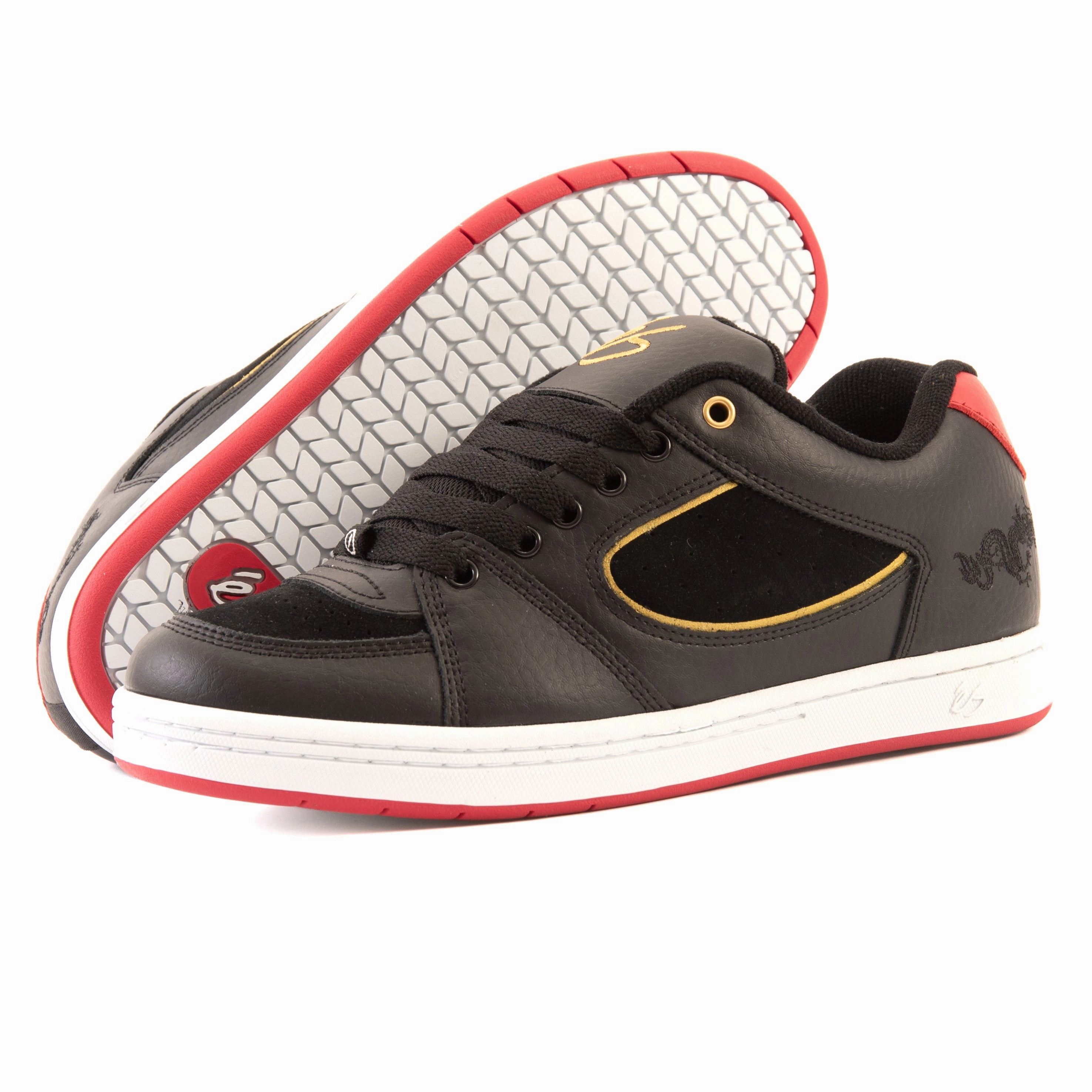 Shock Diffusion Midsole Rolling Transition Es - Accel OG (Black/Gold/White)