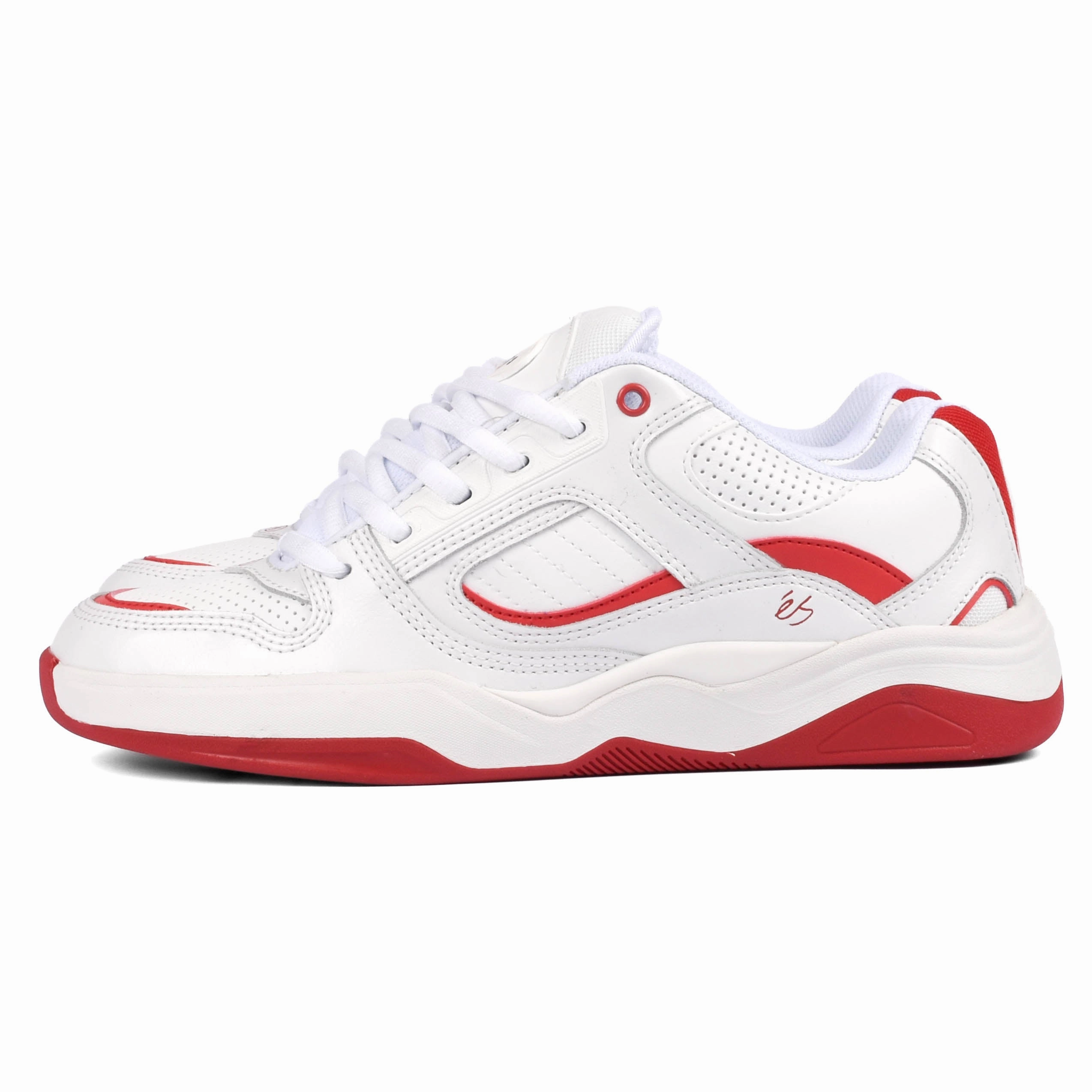 Es - TJ Rogers (White/Red) durable rubber shoes